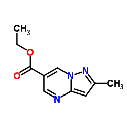 2-Methyl-pyrazolo[1,5-a]pyrimidine-6-carboxylic acid ethyl ester picture