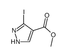 Methyl 3-iodo-1H-pyrazole-4-carboxylate structure