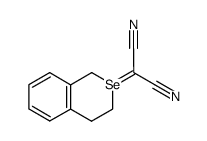 (3,4-Dihydro-1H-2-benzoselenin-2-io)dicyanomethanide Structure