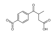 3-methyl-4-(4-nitrophenyl)-4-oxobutanoic acid结构式