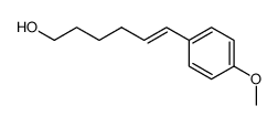 (5E)-6-(4-Methoxyphenyl)-5-hexen-1-ol Structure