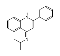 2-phenyl-N-propan-2-ylquinolin-4-amine结构式