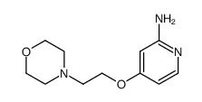 4-(2-morpholinoethoxy)pyridin-2-amine Structure