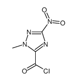 1H-1,2,4-Triazole-5-carbonylchloride,1-methyl-3-nitro-(9CI)结构式