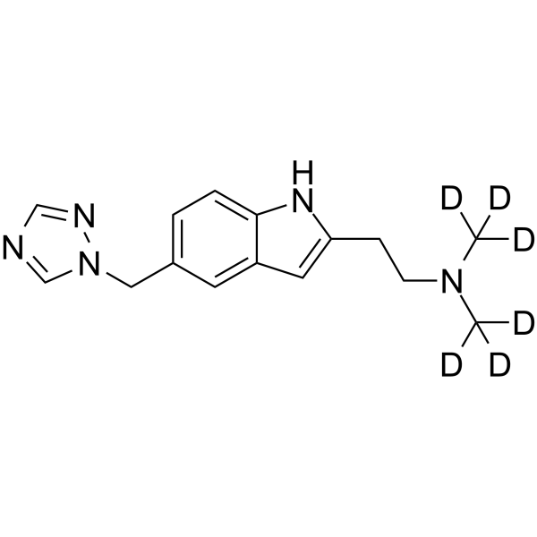 Iso Rizatriptan-d6 Structure