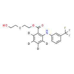 Etofenamate-d4 structure