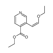 ethyl (Z)-3-(2-ethoxyethenyl)pyridine-4-carboxylate Structure