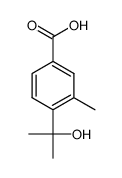 4-(1-hydroxy-1-methyl-ethyl)-3-methyl-benzoic acid Structure