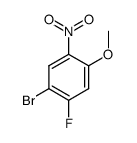 2-硝基-4-溴-5-氟苯甲醚结构式
