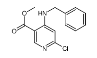4-(苄基氨基)-6-氯烟酸甲酯结构式