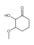 2-hydroxy-3-methoxycyclohexanone Structure