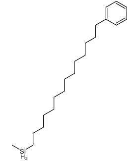 methyl(14-phenyltetradecyl)silane Structure