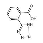 2-(1H-四唑-5-基)-苯甲酸结构式