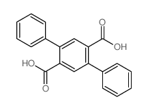 2,5-二苯基苯-1,4-二羧酸结构式