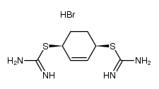 cyclohexene-3,6-bisisothiouronium dibromide结构式