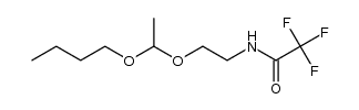 N-[2-(1-butoxyethoxy)ethyl]-2,2,2-trifluoroacetamide Structure
