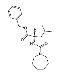 (S)-2-[(azepane-1-carbonyl)-amino]-4-methyl-pentanoic acid benzyl ester结构式