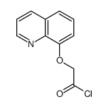 2-quinolin-8-yloxyacetyl chloride结构式