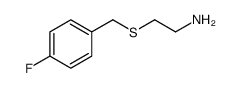 2-[(4-Fluorobenzyl)sulfanyl]ethanamine Structure