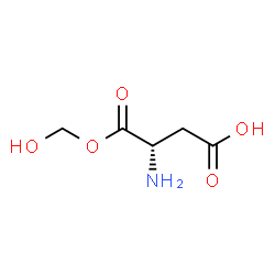 L-Aspartic acid, 1-(hydroxymethyl) ester (9CI)结构式