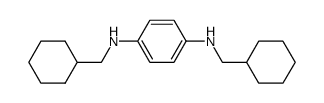 N,N'-Bis-cyclohexylmethyl-benzene-1,4-diamine Structure