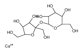 alpha-d-Glucopyranoside, beta-d-fructofuranosyl, calcium salt结构式