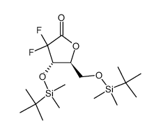 2-Deoxy-3,5-bis-O-[(1,1-dimethylethyl)dimethylsilyl]-2,2-difluoro-L-erythro-pentonic acid γ-lactone picture