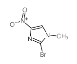 1H-Imidazole,2-bromo-1-methyl-4-nitro- Structure