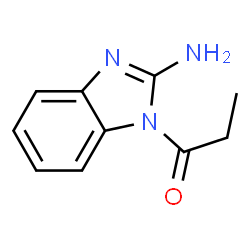 1H-Benzimidazol-2-amine,1-(1-oxopropyl)-(9CI)结构式