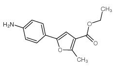 ethyl 5-(4-aminophenyl)-2-methylfuran-3-carboxylate Structure