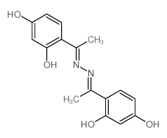 3-hydroxy-4-[1-[2-[(1E)-1-(2-hydroxy-4-oxo-1-cyclohexa-2,5-dienylidene)ethyl]hydrazinyl]ethylidene]cyclohexa-2,5-dien-1-one Structure