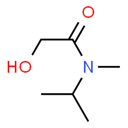 Acetamide, 2-hydroxy-N-methyl-N-(1-methylethyl)- (9CI) structure