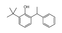 2-tert-butyl-6-(1-phenylethyl)phenol结构式