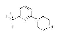1-(4-三氟甲基嘧啶-2-基)哌嗪结构式