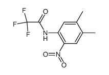 4,5-dimethyl-2-nitro-N-(trifluoroacetyl)aniline Structure