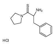 1-[(2S)-2-氨基-3-苯基-1-硫氧代丙基]吡咯烷结构式