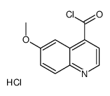 6-methoxyquinoline-4-carbonyl chloride,hydrochloride结构式