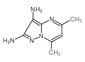 5,7-dimethylpyrazolo[1,5-a]pyrimidine-2,3-diamine结构式