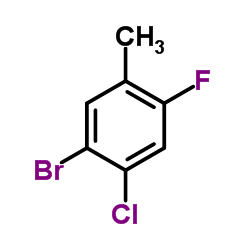 5-溴-4-氯-2-氟甲苯结构式