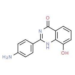 4(1H)-Quinazolinone,2-(4-aminophenyl)-8-hydroxy- (9CI) Structure