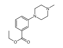 Ethyl 3-(4-Methylpiperazin-1-yl)benzoate Structure