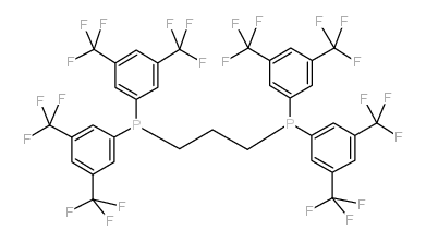 1,3-bis[bis(3,5-ditrifluoromethylphenyl)phosphino]propane structure