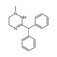 3-(Diphenylmethyl)-1,4,5,6-tetrahydro-1-methyl-1,2,4-triazine structure