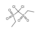 bis(ethylsulfonyl)dichloromethane Structure