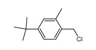 1-methyl-2-chloromethyl-5-(1,1-dimethylethyl)benzene Structure