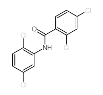 2,4-dichloro-N-(2,5-dichlorophenyl)benzamide结构式