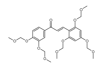 2,3',4,4',6-penta-O-methoxymethyl-retro-chalcone结构式