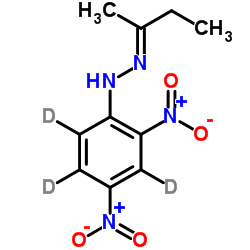 (1E)-1-(2-Butanylidene)-2-[2,4-dinitro(2H3)phenyl]hydrazine结构式