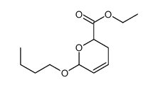 6-Butoxy-3,6-dihydro-2H-pyran-2-carboxylic acid ethyl ester Structure