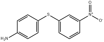 p-(m-Nitrophenylthio)aniline Structure